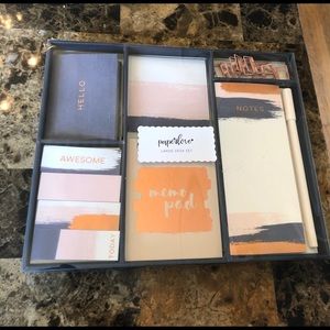 Large desk writing set